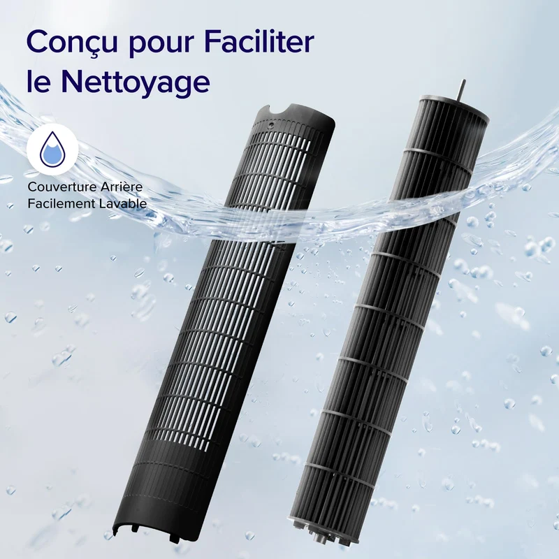 LEVOIT Ventilateur Colonne 42S DC WiFi Silencieux 25dB – Confort Intelligent