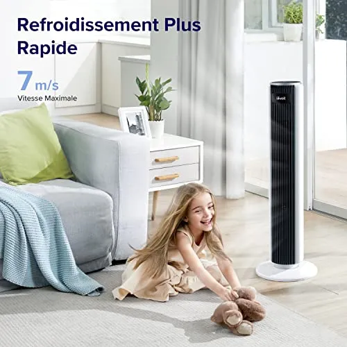 LEVOIT Ventilateur Colonne 36AC 23dB – Confort Nuit & Bureau