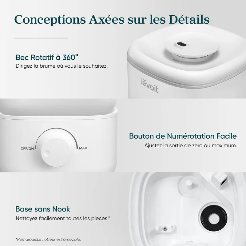 Humidificateur d’air à ultrasons Levoit Classic 160
