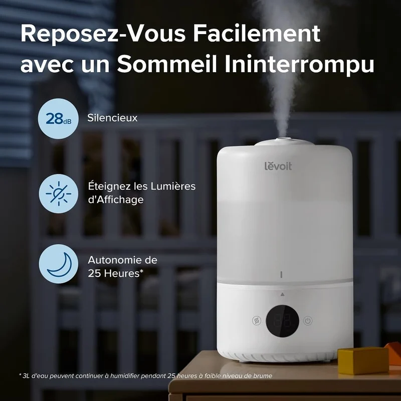 Humidificateur d’air à ultrasons Levoit Dual 200S