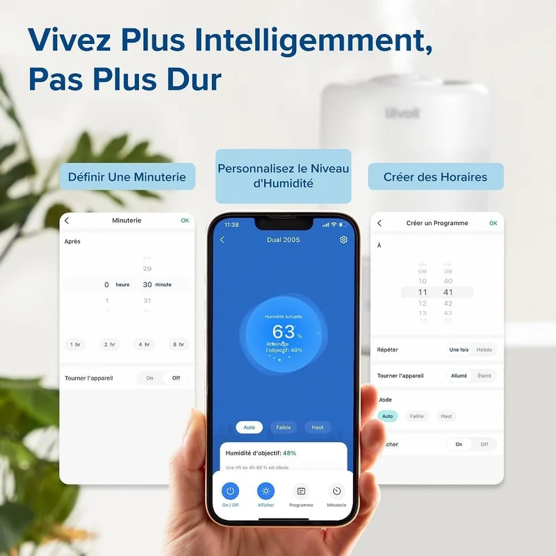 Humidificateur d’air à ultrasons Levoit Dual 200S