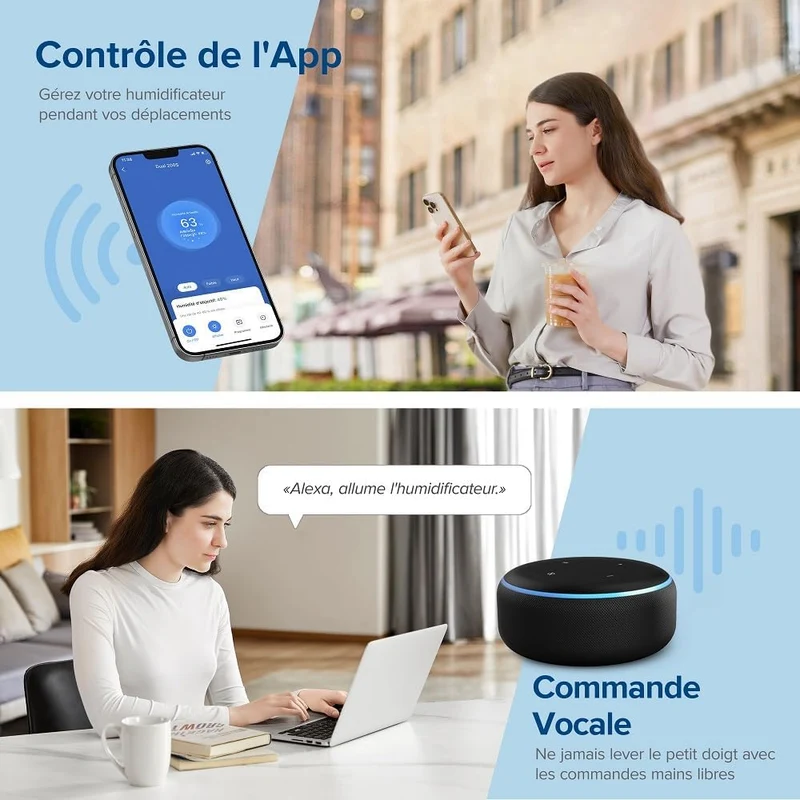 Humidificateur d’air à ultrasons Levoit Dual 200S