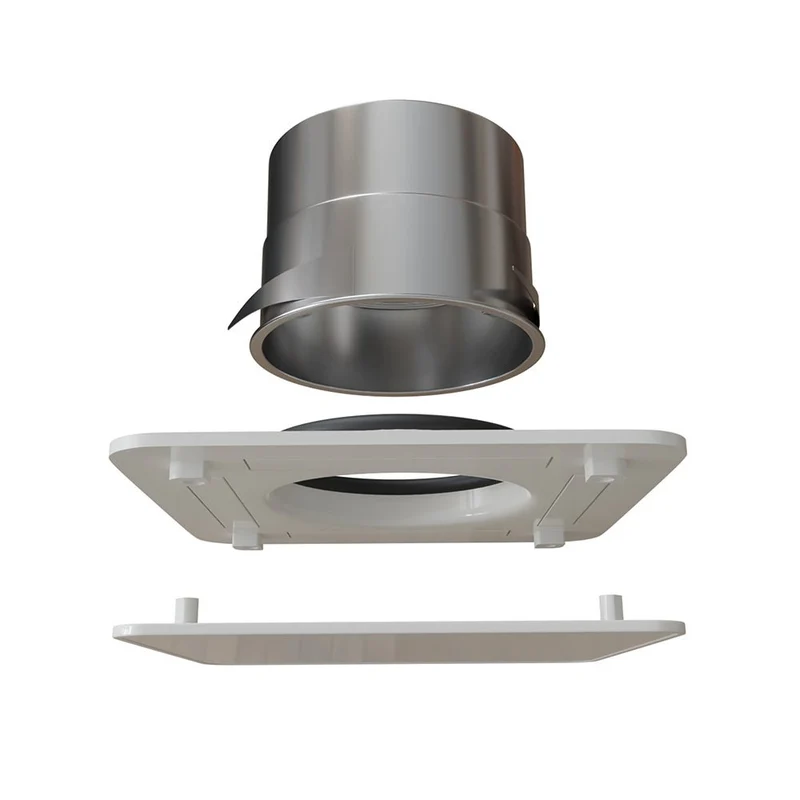 Diffuseur multidirectionnel extra-plat Ø 160 mm avec manchon acier