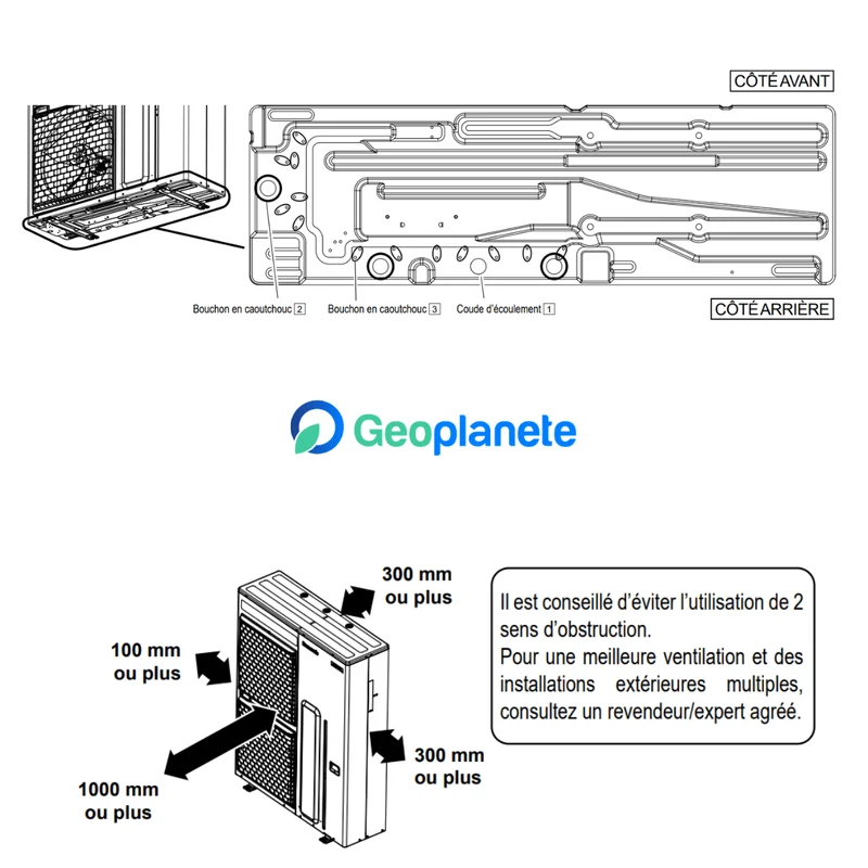 Pompe à chaleur air-eau Panasonic Aquarea Haute Performance R290 - 12 kW Monophasé série M