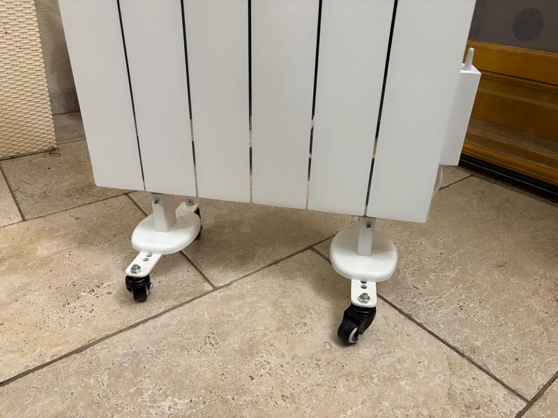 Kit Pied Roulettes Ecotherm — Mobilité & Flexibilité pour Votre Radiateur