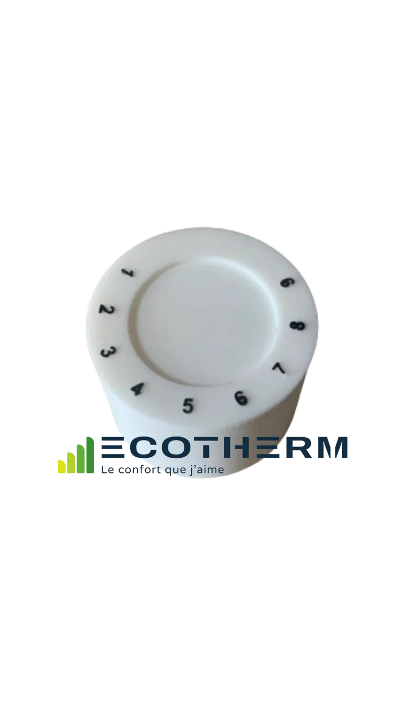 Molette de Température Adaptable Radiateur ECB1 — Pièce de Rechange | Ecotherm