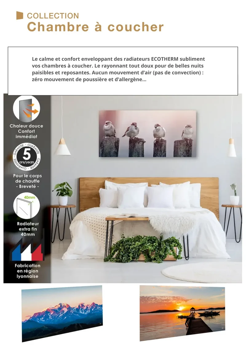 Radiateur Décoratif ECOVERRE — Verre Rayonnant Personnalisable | Ecotherm