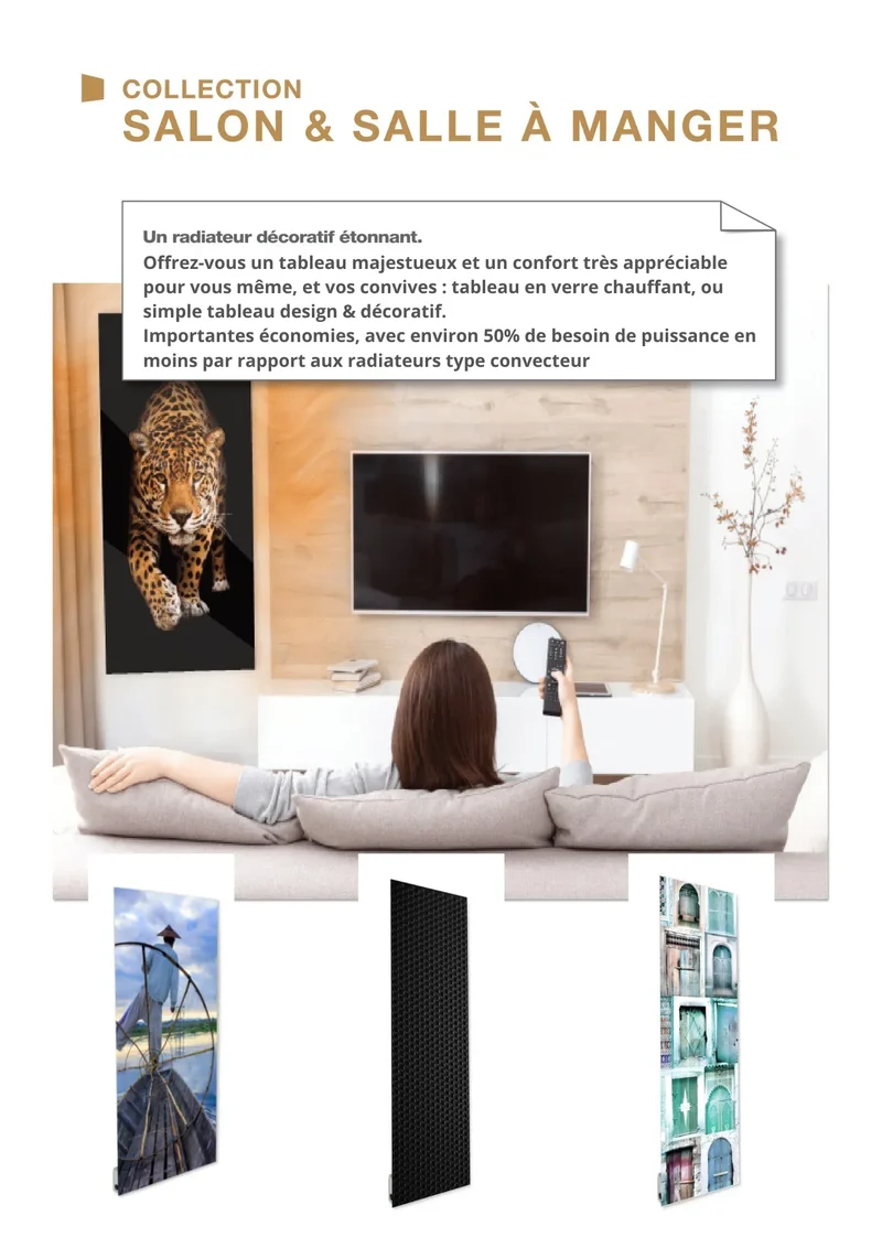 Radiateur Décoratif ECOVERRE — Verre Rayonnant Personnalisable | Ecotherm