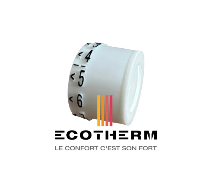Molette de Température Adaptable Radiateur ECB2 — Pièce de Rechange | Ecotherm