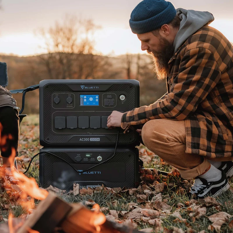 BLUETTI AC300 + B300 Batterie de secours domestique | 3000 W / 3072 Wh