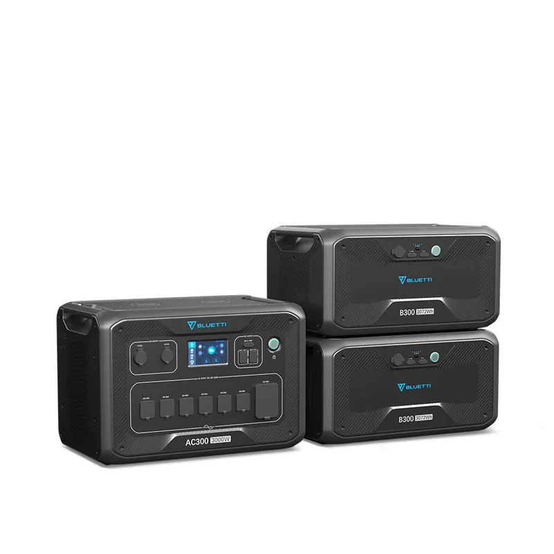 BLUETTI AC300 + B300 Batterie de secours domestique | 3000 W / 3072 Wh