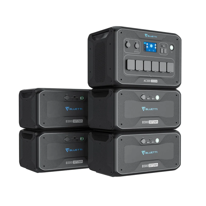 BLUETTI AC300 + B300 Batterie de secours domestique | 3000 W / 3072 Wh