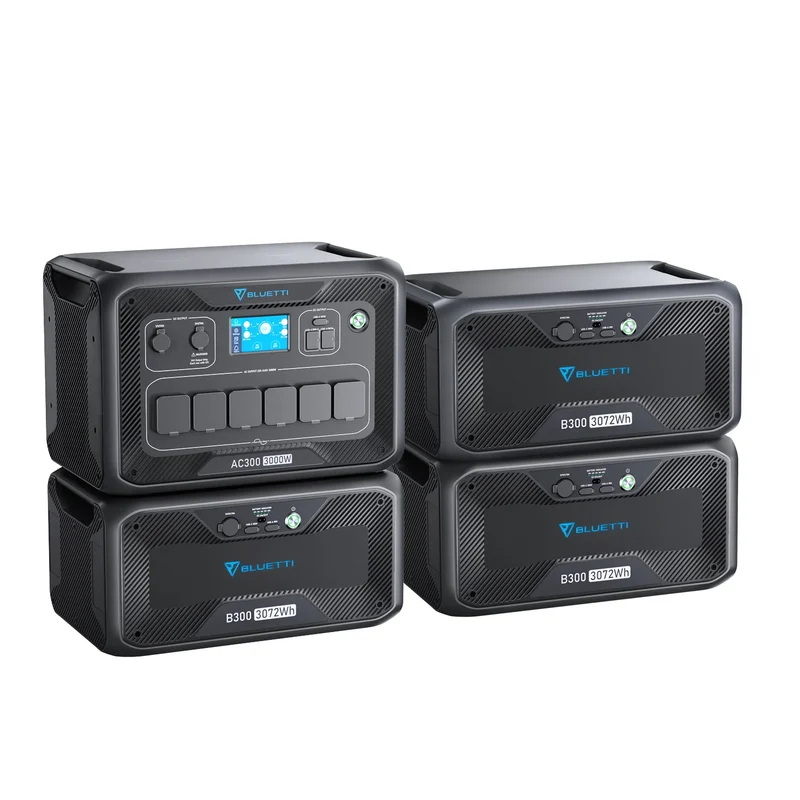 BLUETTI AC300 + B300 Batterie de secours domestique | 3000 W / 3072 Wh