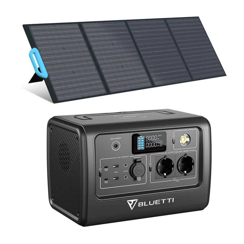 BLUETTI EB55 + PV200 Groupe électrogène solaire