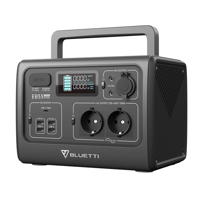 BLUETTI EB55 + PV200 Groupe électrogène solaire