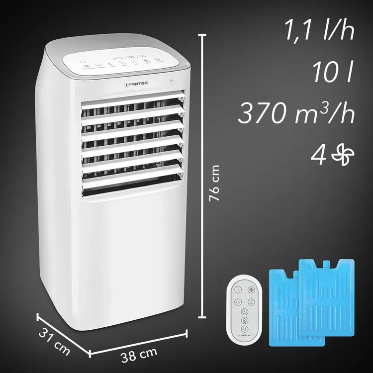 Rafraîchisseur d'air, ventilateur et humidificateur PAE 40