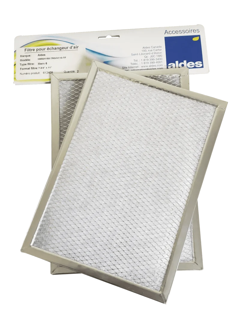 Filtre de remplacement pour échangeur d’air