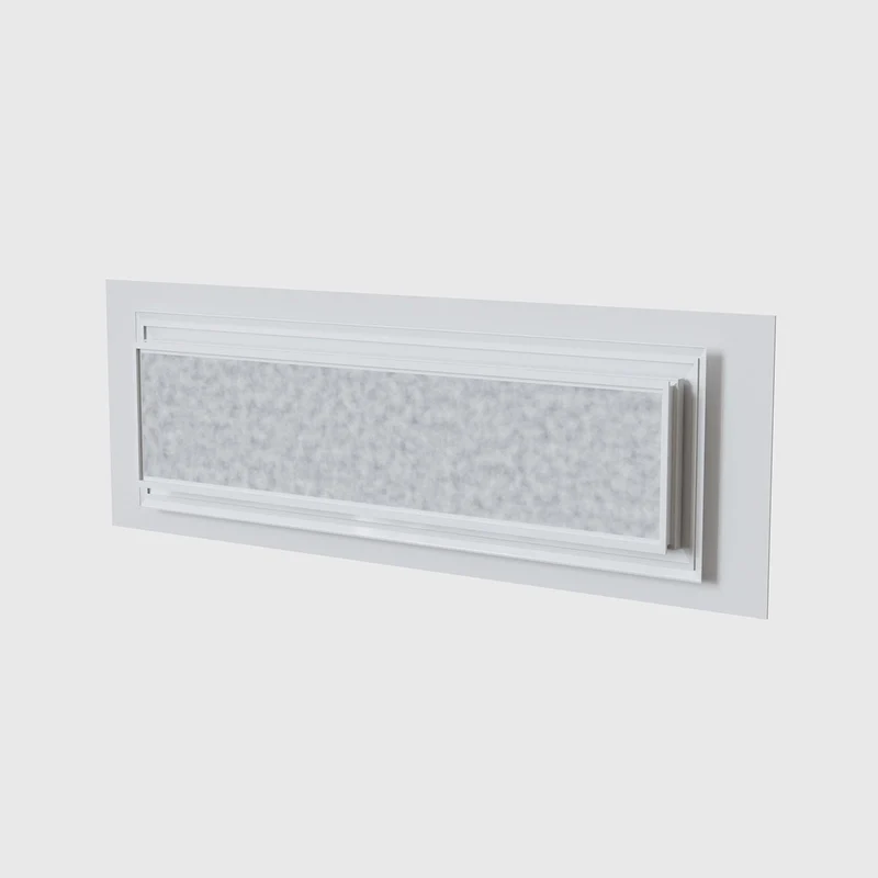 Collecteur de reprise CONFORT WHITE pour plénum de 800x200 mm