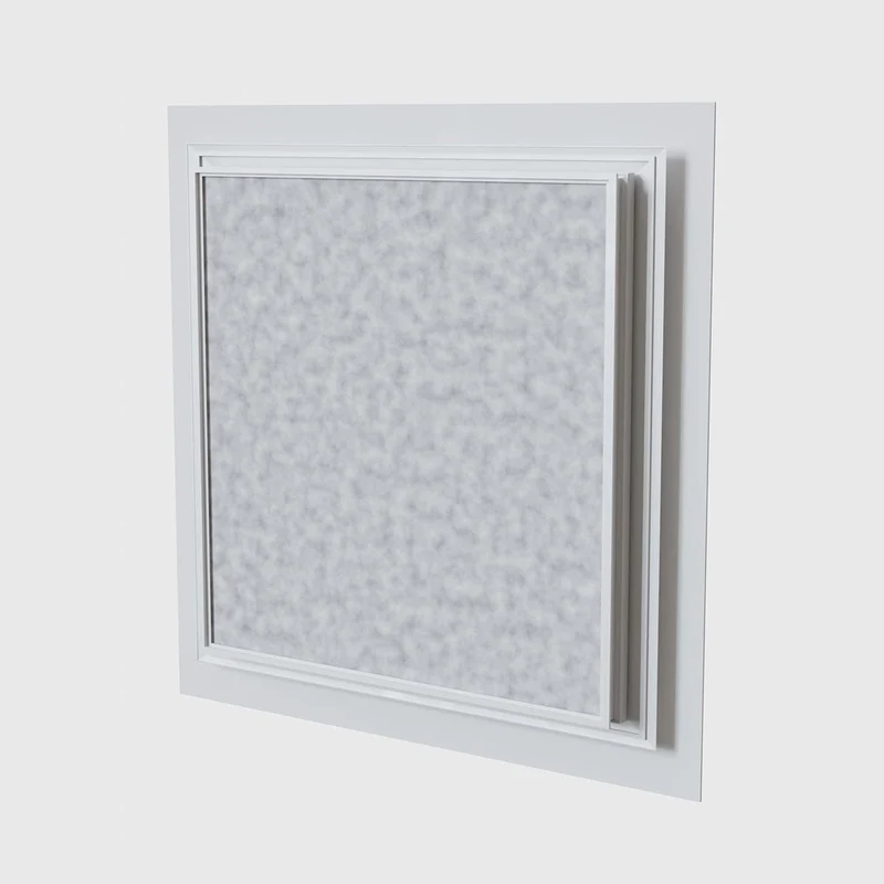 Collecteur de reprise CONFORT WHITE pour plénum de 600x600 mm