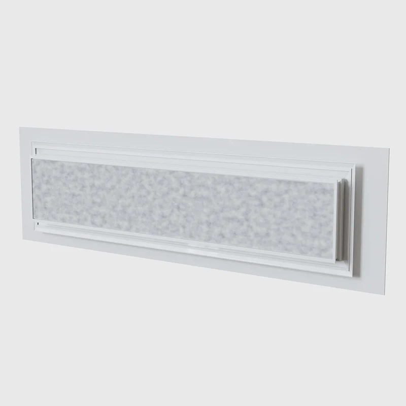 Collecteur de reprise CONFORT WHITE pour plénum de 1000x200 mm