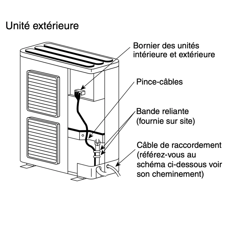 Pompe à chaleur air-eau Panasonic Aquarea T-CAP Bi-bloc R32 - 9 kW Monophasé Série K