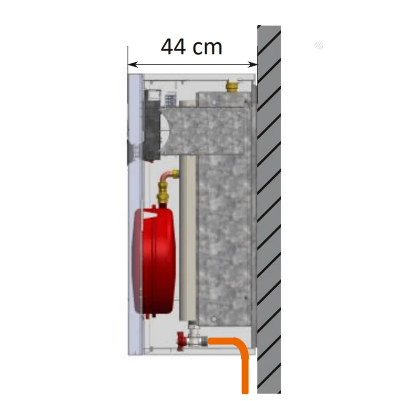 Pompe à chaleur air-eau Perge OptiPac MR290 M-R 4 kW Monophasé avec module intérieur mural