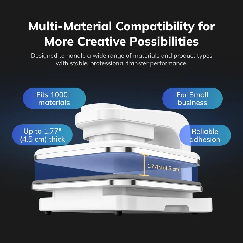 Auto Dual Heat Press Machine 15×15 in