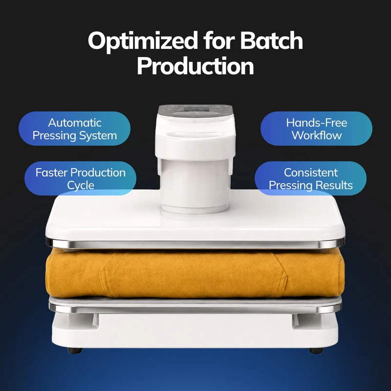 Auto Dual Heat Press Machine 15×15 in