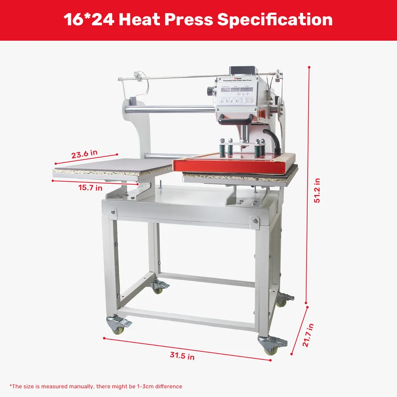 16x24 Auto Pneumatic Dual Heat Press Machine [Pre-order]