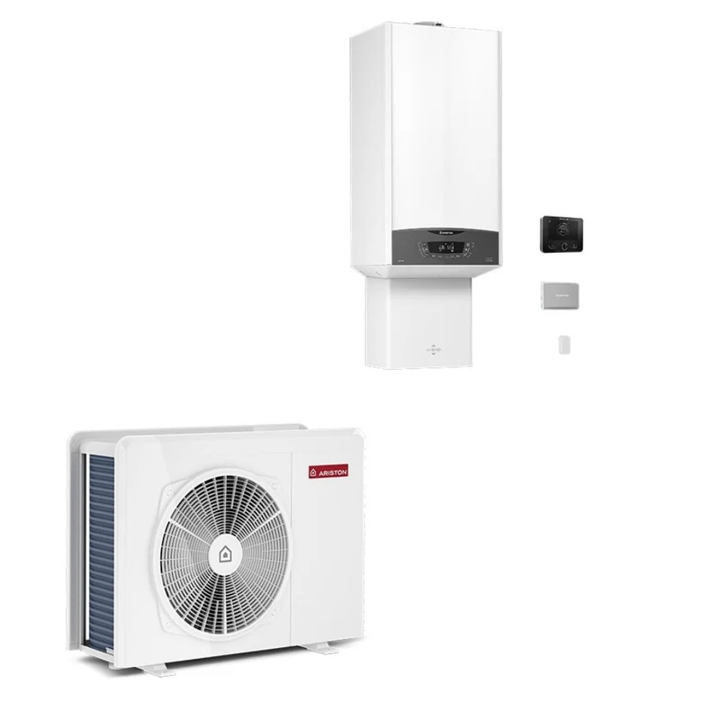Pompe à chaleur air-eau hybride Ariston Clas One Hybrid Net 80/35