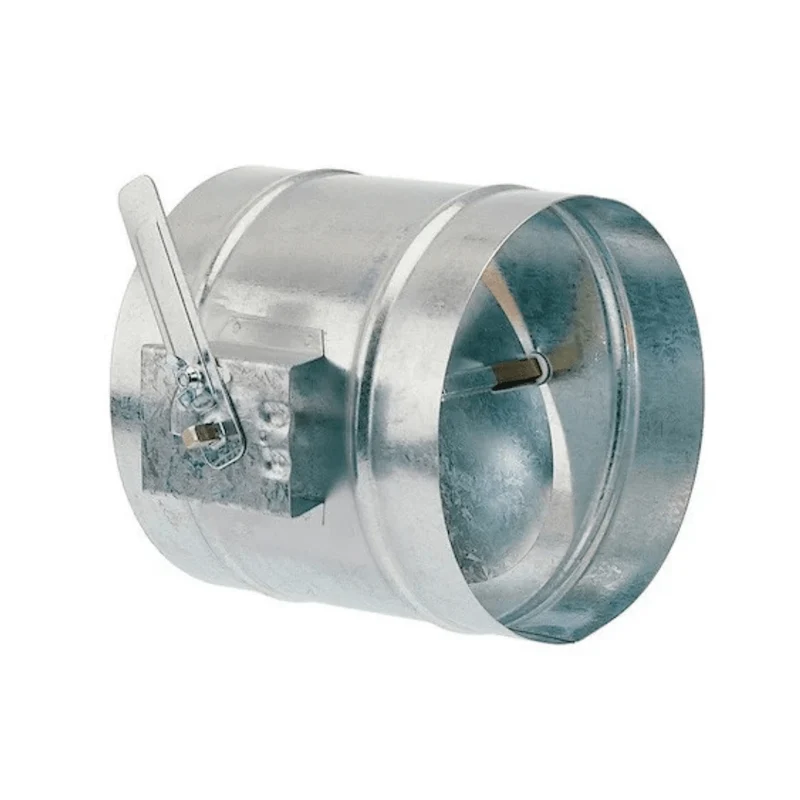 Registre d'équilibrage RR manuel galvanisé - Diamètre 125mm