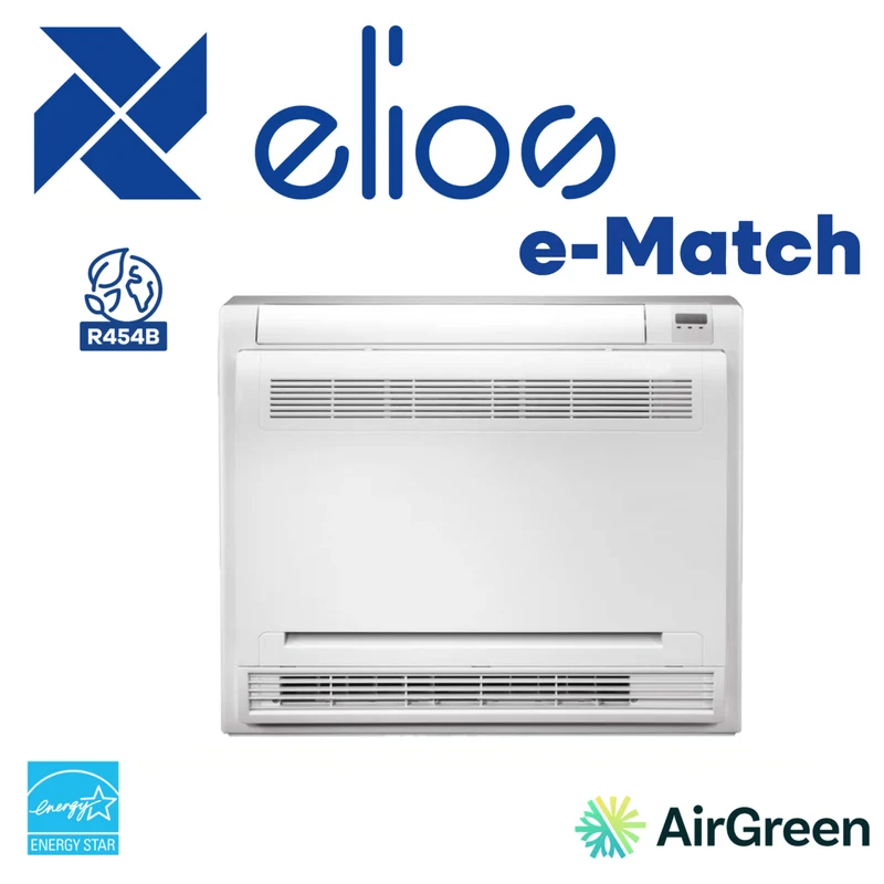 Thermopompe Console de Plancher ELIOS | e-match R454B | 12 000 BTU
