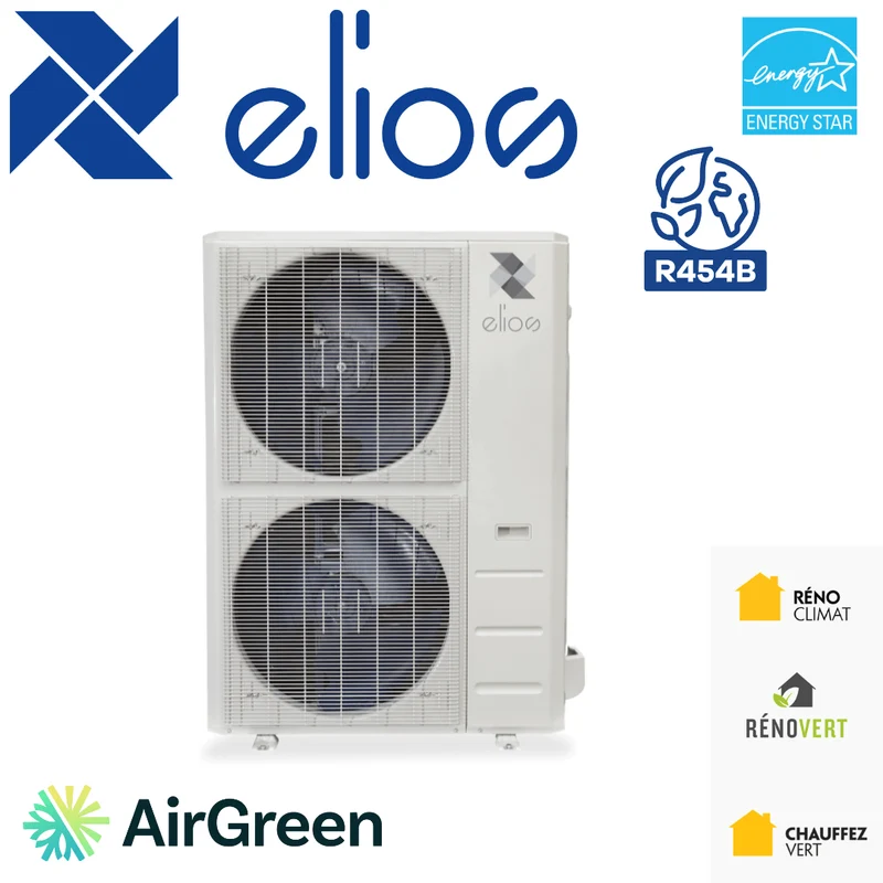 Thermopompe Centrale ELIOS R-454b | 5 Tonnes - 60 000 BTU