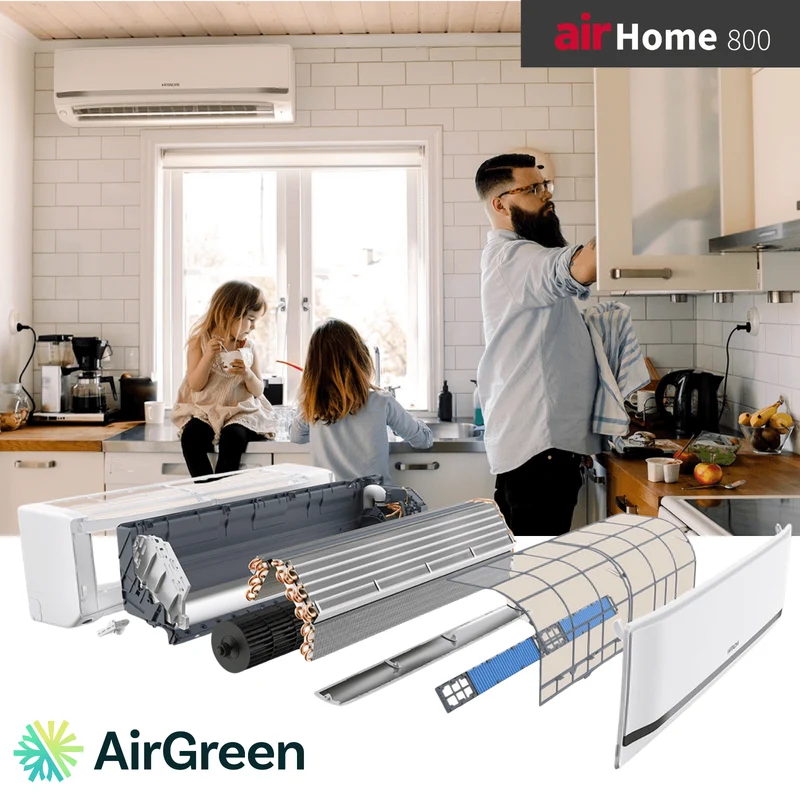Thermopompe Murale HITACHI airHome800 | 24000 BTU (-30°C)
