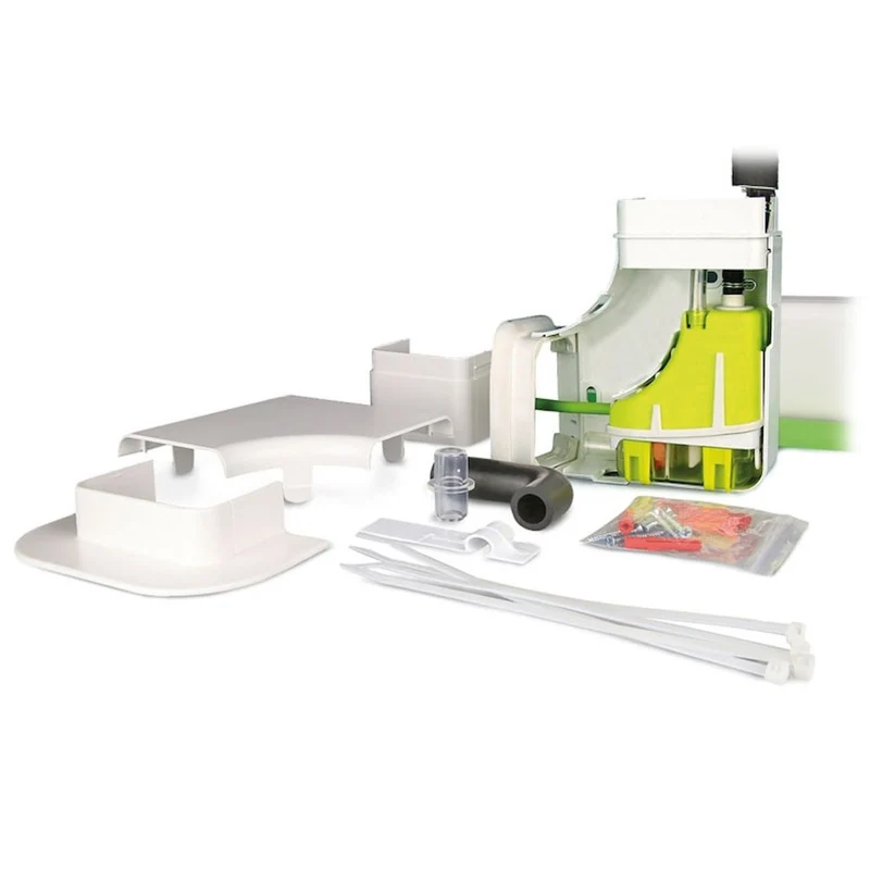 Pompe de relevage Mini verte Silence + Slimline ivoire