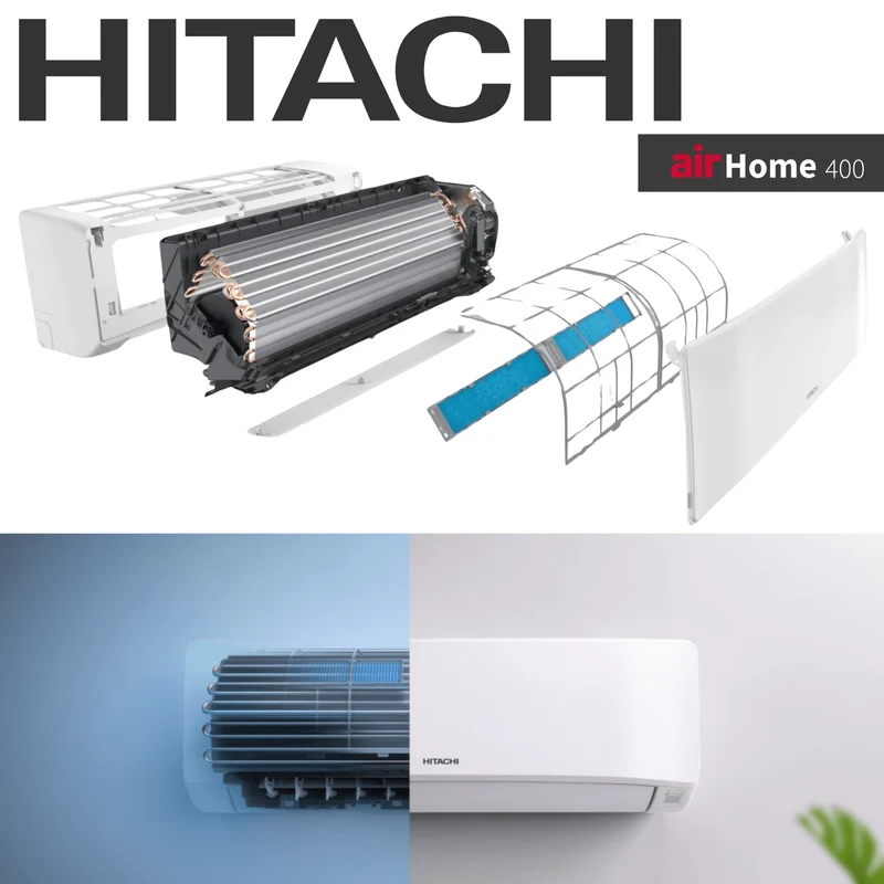 Thermopompe Murale HITACHI airHome 400 | 36 000 BTU