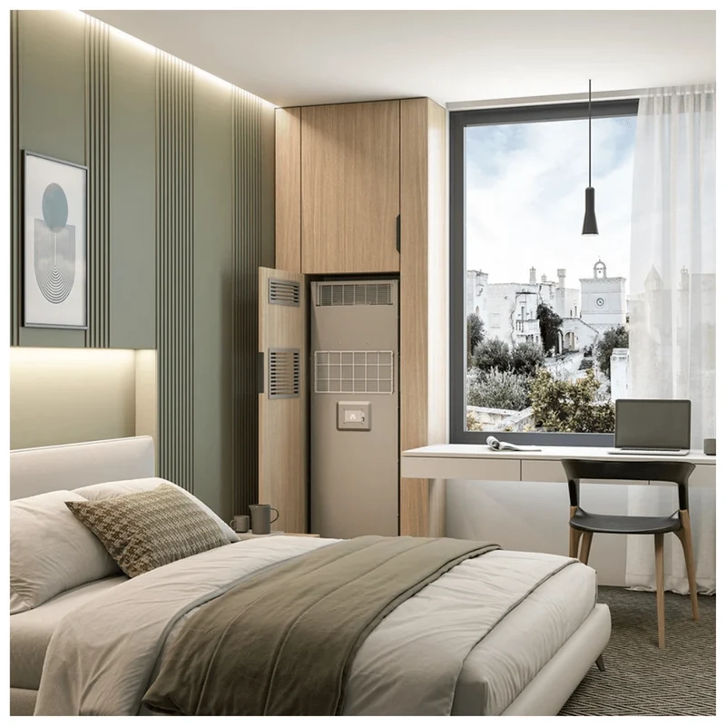 Climatiseur sans groupe extérieur Unico Vertical-NK 35 HP EVANX - avec résistance éléctrique