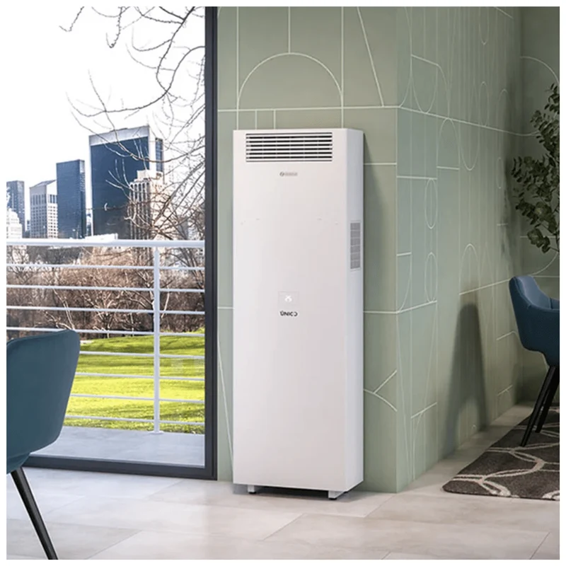 Climatiseur sans groupe extérieur Unico Vertical 35 HP EVANX - avec résistance éléctrique