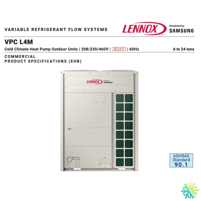 Lennox Cold Climate VRF Varix Extreme | 10 Tonnes | Pièces par Samsung