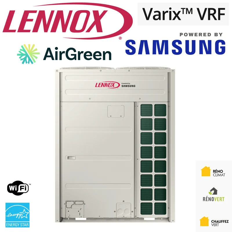 LENNOX Varix VRF MultiZone | 38 Tonnes 575V | Pièces par Samsung