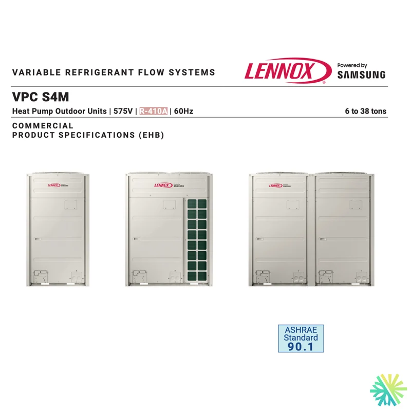 LENNOX Varix VRF MultiZone | 10 Tonnes 575V | Pièces par Samsung