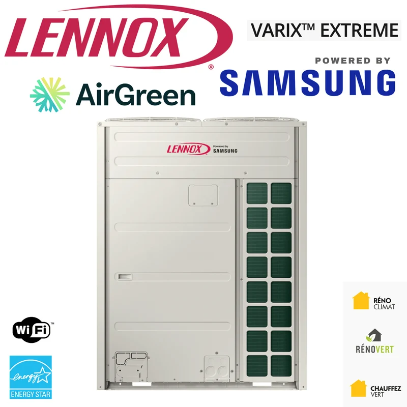 Lennox VRF Varix Extreme Climat Froid | 14 Tonnes | Pièces par Samsung