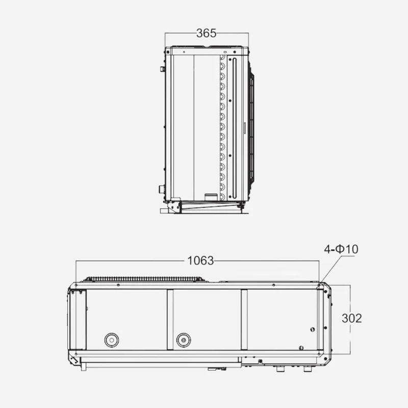 Pompe à chaleur air-eau Gree Versati IV MB 6 kW Monophasé