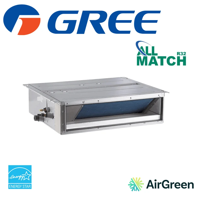 Thermopompe Gainable GREE All Match Slim Duct R32 | 30 000 BTU