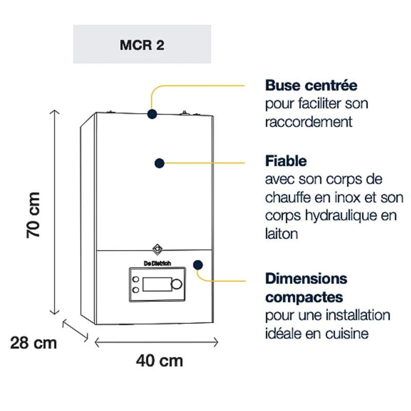 Chaudière MCR 2 XL 35 - chauffage seul