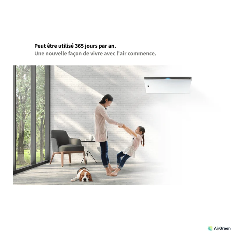 Thermopompe Murale SHARP CPU Airest | 12 000 BTU | Montréal, Laval, Rive Sud & Rive Nord