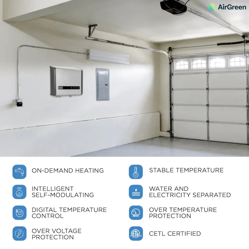 Chauffe-Eau Électrique Sans Réservoir | Black + Decker | 24 kW 4.63 GPM | Auto-modulant numérique | Montréal, Laval, Longueuil, Rive Sud & Rive Nord