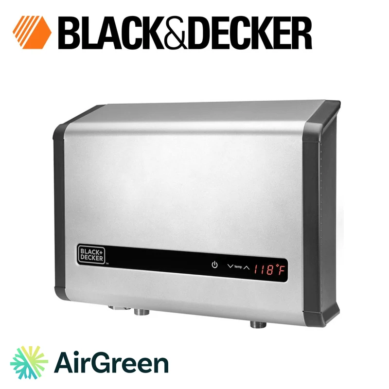 Chauffe-Eau Électrique Sans Réservoir | Black + Decker | 18 kW 3.7 GPM | Auto-modulant numérique | Montréal, Laval, Longueuil, Rive Sud & Rive Nord