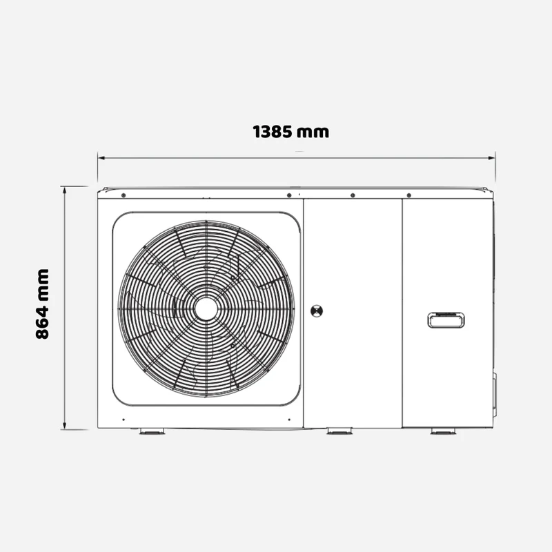Pompe à chaleur air-eau Clivet EDGE EVO 2.0 - EXC 16 kW Monophasé R32
