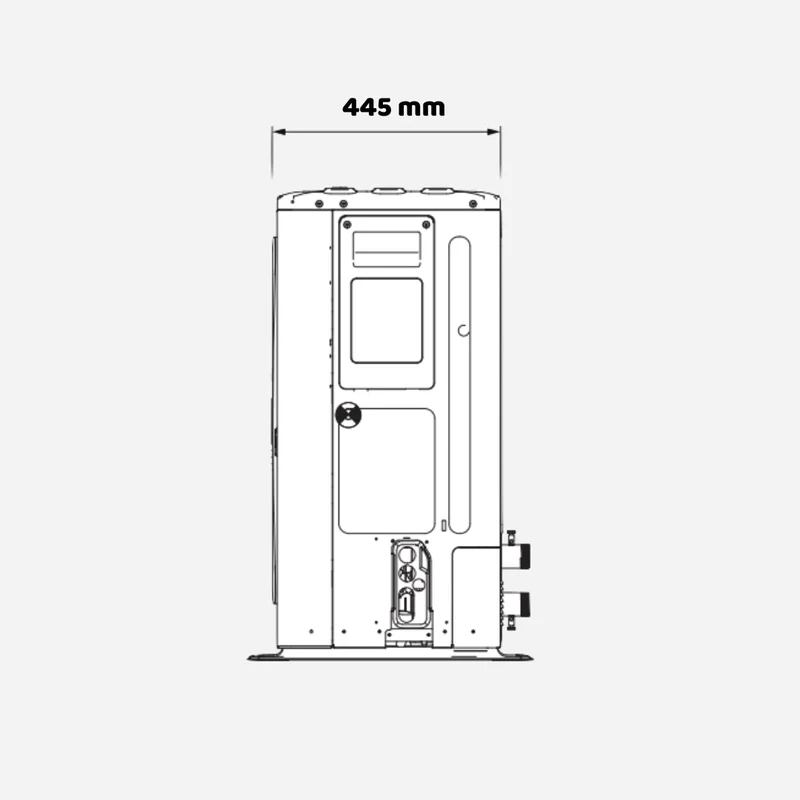 Pompe à chaleur air-eau Clivet EDGE EVO 2.0 - EXC 12 kW Monophasé R32